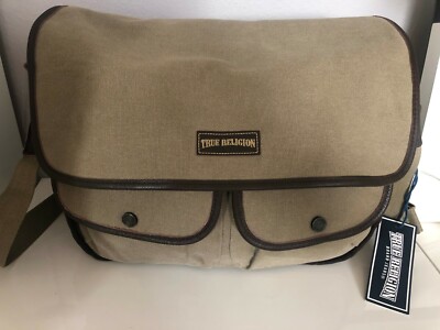 True Religion Messenger Bag Color Olive One Size | eBay display picture 1