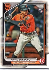Marco Luciano 2024 Bowman RC #18 San Francisco Giants 3Row 4A3