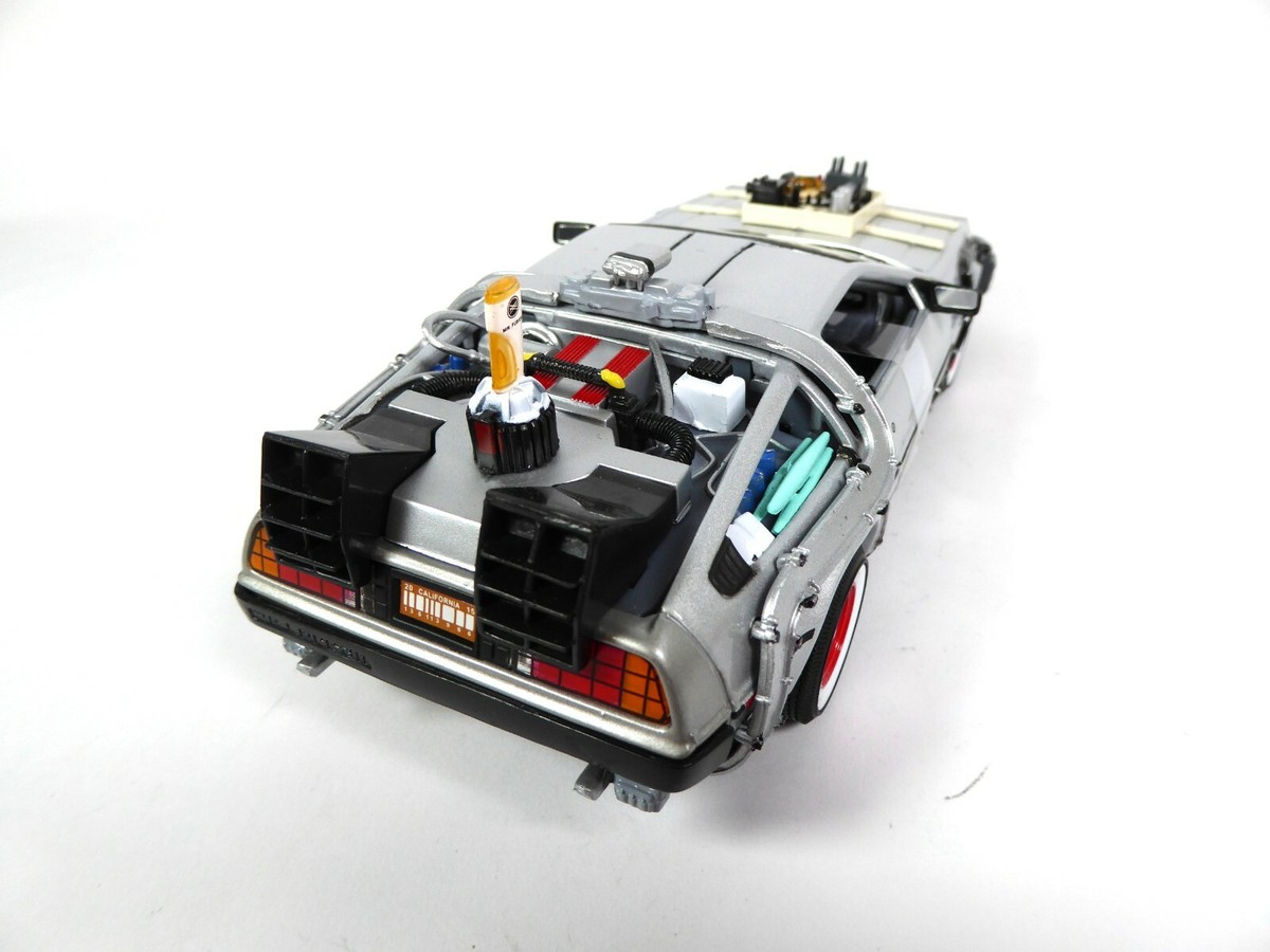 未開封 1/24 WELLY DeLorean Time Machine WELLY 1:24 Back To The Future Time Machine Diecast Alloy
