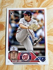 2023 Topps #243 Evan Lee RC - Washington Nationals