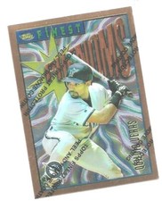 1996 Topps Finest Quilvio Veras 148 Phenoms Florida Marlins Baseball Card Vintag
