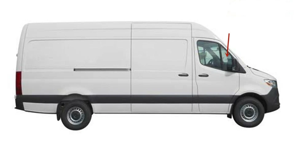 Fits 07-18 Sprinter 144" 170" Van Passenger Right Side Front Vent Window Glass - Изображение 2 из 2