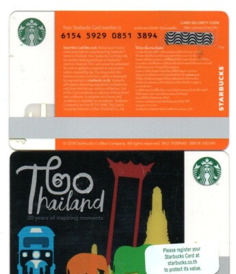 Starbucks Card Thailand Ebay