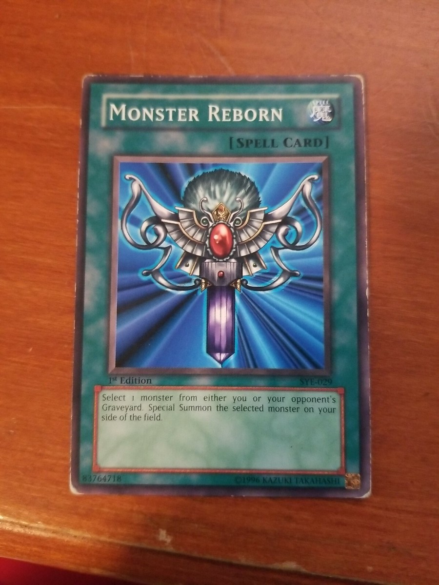 monster reborn yugioh card price 1st edition Secret Rare Target 1 monster in either players GY Monster Reborn - Maximum Gold
