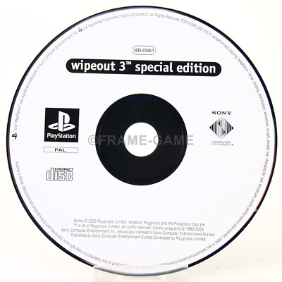 PS1 Playstation 1 PAL Wipeout 3 Special Edition Sehr Gut nur CD