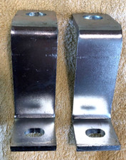 New Classic Car Spot Or Fog Lamp Mounting Brackets - 3 X 2 X 114 - Lucas Style New Classic Car Spot Or Fog Lamp Mounting Brackets - 3 X 2 X 114 - Lucas Style