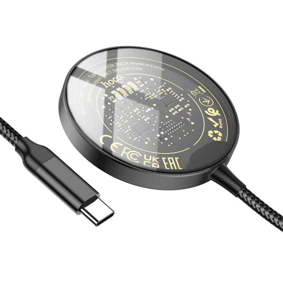 Hoco 15W Magnetic Wireless Charger for Apple iPhone Airpod Watch CW45 — 第 3/4 张图片