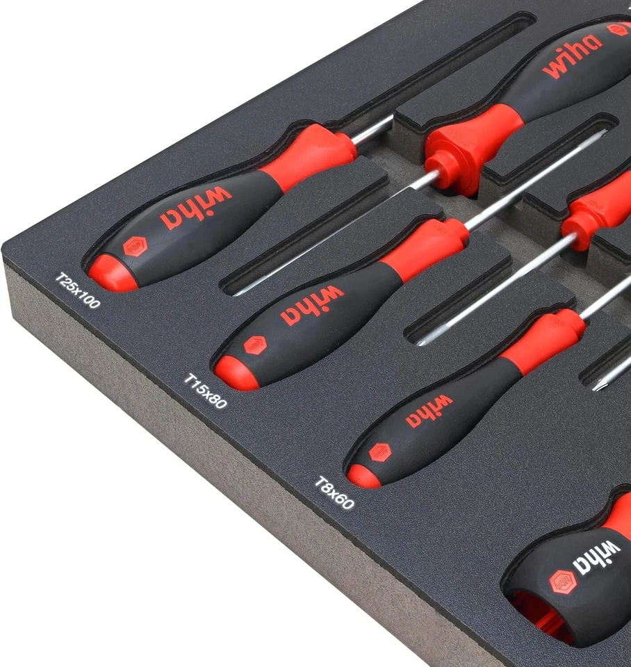 Wiha 91851 45-Piece Knife Maintenance Magnetic Workstation Tray Set Tools Kit - Image 2 of 4