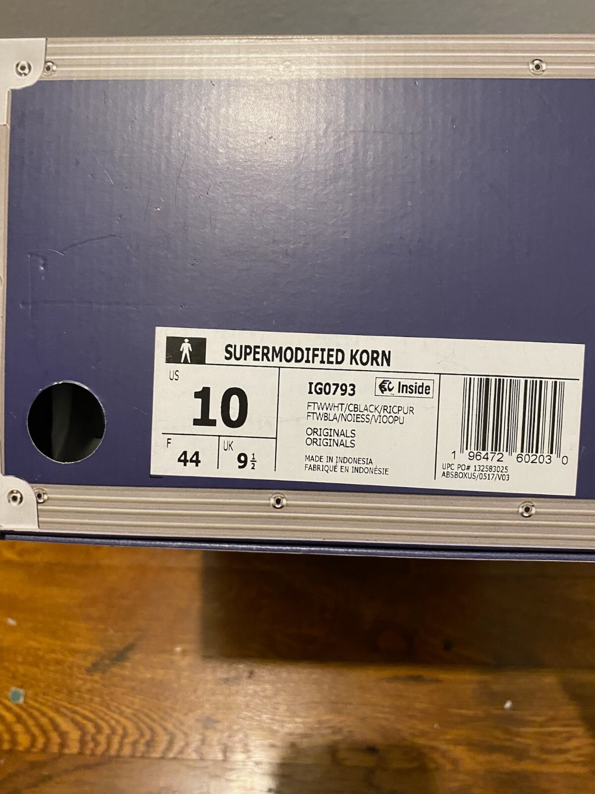 Size 10 adidas Korn x Superstar Supermodified White Black INSTITUTO