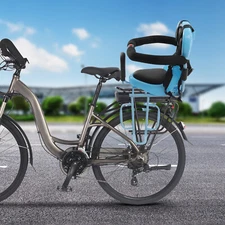 Baby Bike Seat Rear Mounted Toddler Kids Bike Seat for Adult Bike Back Mount