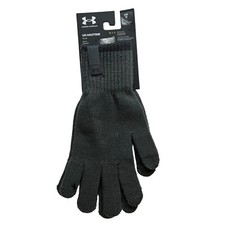 Under Armour Mens Halftime Tech Gloves Grey Size Medium New