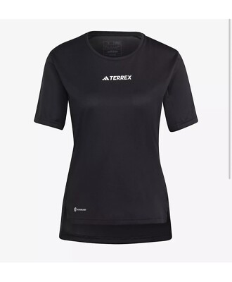 XS Damen Adidas Terrex Mountain Tee T-Shirt - Walking, Hiking, Run UVP 35£