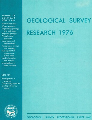 Geological Survey Research 1976