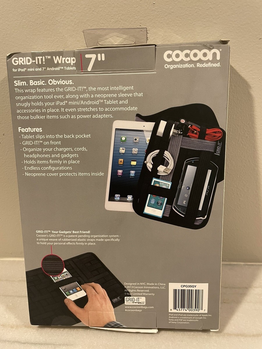 New Cocoon Bag Wrap 7 For iPad Mini and 7” Tablets Gun Gray | eBay