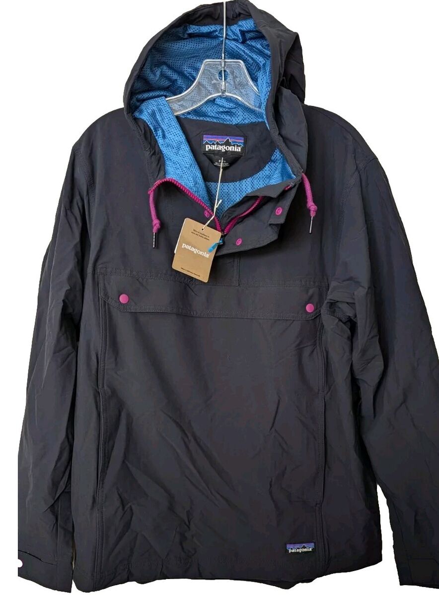 Patagonia Isthmus Anorak Men's Small Pitch Blue Windbreaker Patagonia Isthmus Anorak Men's Small Pitch Blue Windbreaker