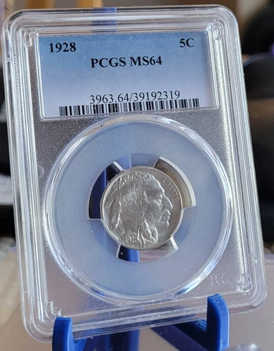 Buffalo Nickel 1928 PCGS MS64