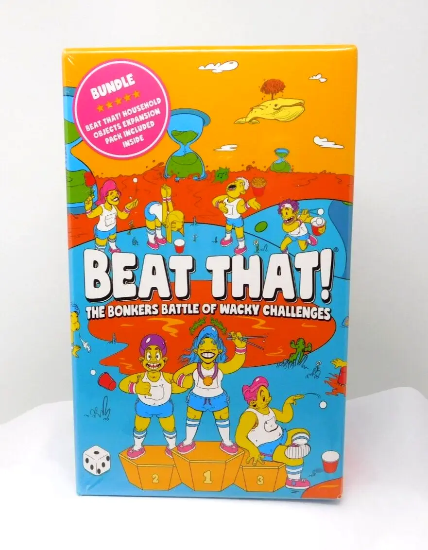 BEAT THAT! Party Game The Bonkers Battle of Wacky Challenges Brand New in  Box