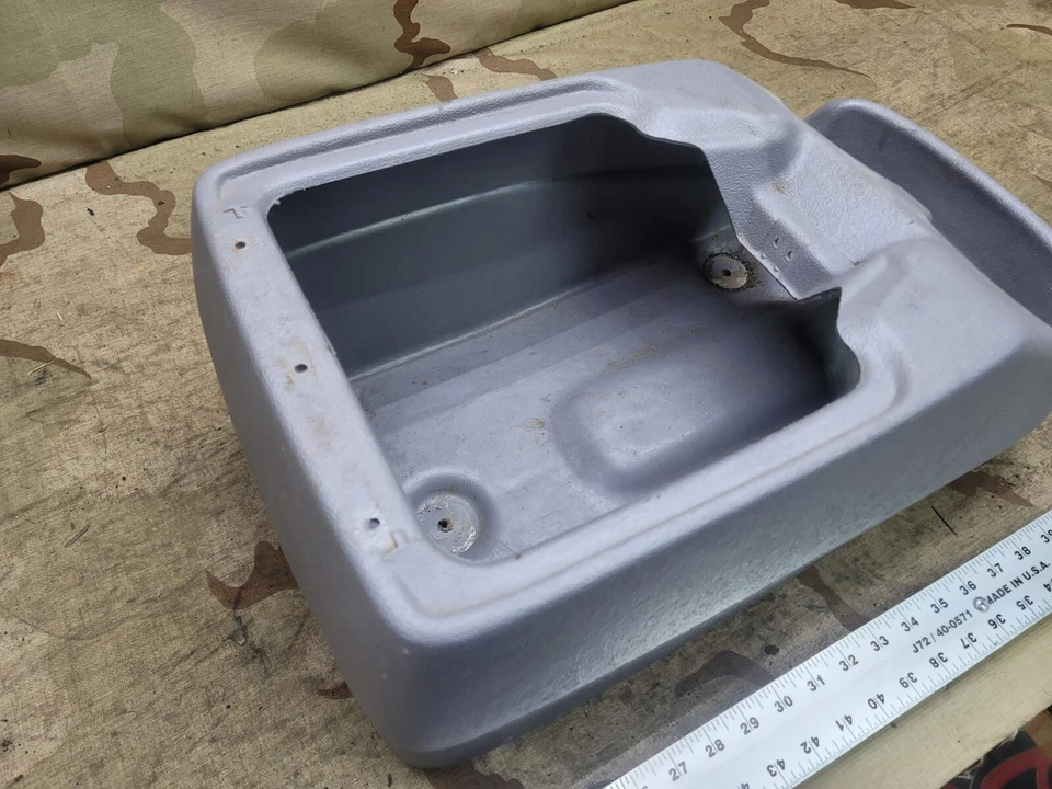 1994 1995 1996 Ford F-150 F-250 F-350 Opal GREY Center Console OEM Bronco  - Image 3 of 4