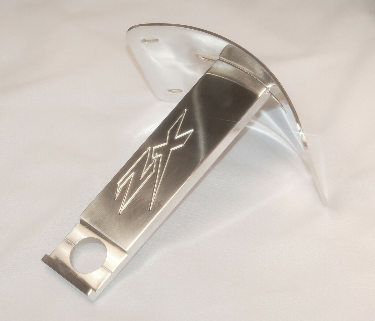 ① ZX ZX6R 636 ZX6RR ZX7R ZX9R ZX10R ZX12R CURVED LICENSE PLATE