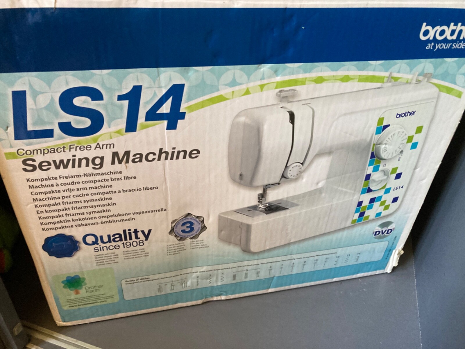 Brother LS14 Metal Chassis Sewing Machine White 787162940121 eBay