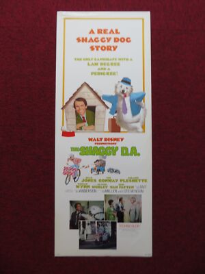 THE SHAGGY D.A. US INSERT (14''x 36'') POSTER DISNEY DEAN JONES TIM CONWAY 1977