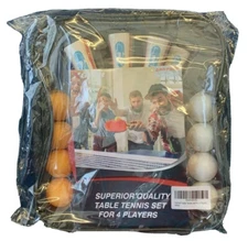 XGEAR Ping Pong 4 Player Paddle Set