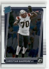 2021 Donruss Optic #268 Christian Barmore RC!