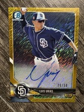 2018 Bowman Chrome Luis Urias Prospects Auto Gold Shimmer Refractor #/50