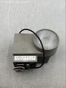 Polaroid Gray Black Circular Reflector Wink-Light Flash Unit For Land Camera
