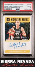 2019 Panini Donruss Wnba Signature #CVS Courtney Vandersloot Sig.Ser. PSA 9