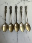 Gorham Spoon Set 6 #11 Sterling Silver .925 Demitasse ‘B’ Mono Vintage 1885