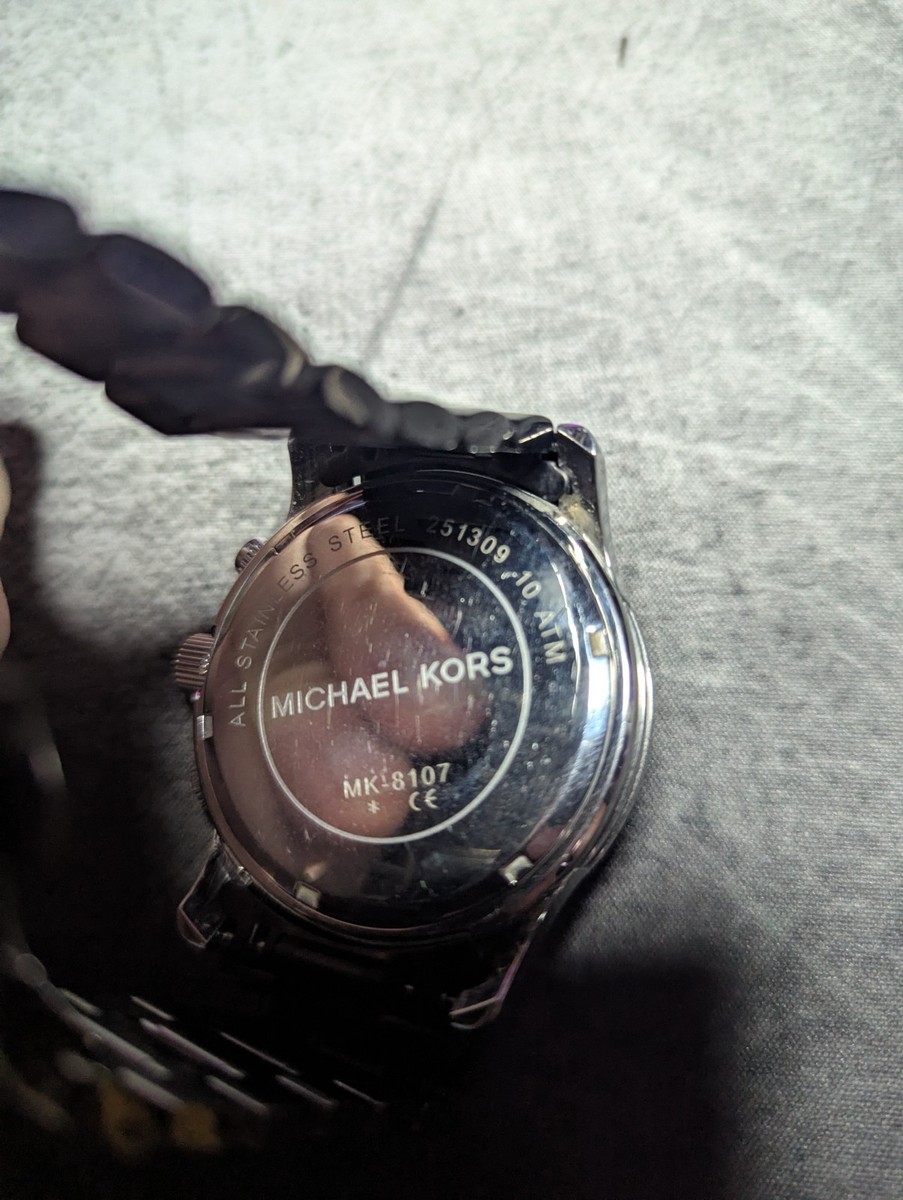 Restored* Michael Kors Runway Chronograph Watch MK8107*New Battery