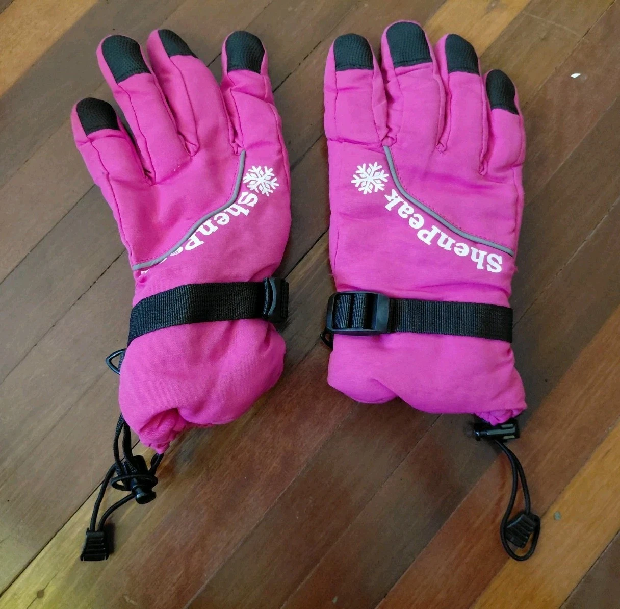 ShenPeak Ski Snowboard Gloves Pink Warm Snow Sport Waterproof Mittens $4 EXPRESS