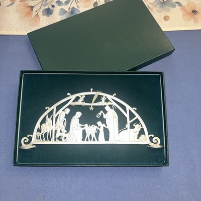 Standing Metal Nativity Scene by Cathedral Art Christmas Inspirational 10 3/4 