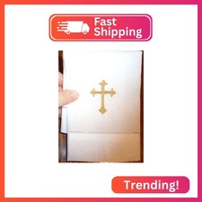 Baby Baptism Cloth with Gold Cross