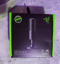Razer Seiren X Condenser Streaming Microphone, Freestanding, Black