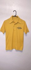 1970's Retro Yellow Polo Style 688 Class Submarine Logo Shirt Unisex Small