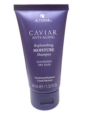 Alterna Caviar Anti-Aging Replenishing Moisture Shampoo 40ml, Travel, Sealed!