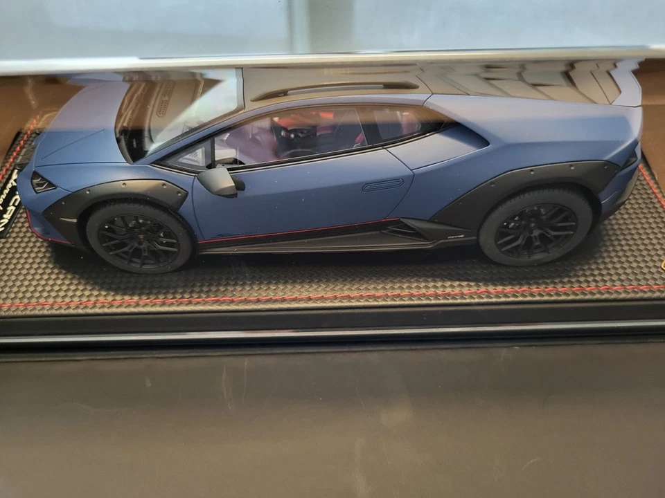 MR MODELS LAMBORGHINI HURACAN STERRATO 1/18 Blu Grifo LAMBO057E Black Friday - Immagine 2 di 4