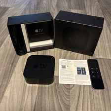 Apple TV 64GB HD Media Streamer with Remote A1625 -Tested/working