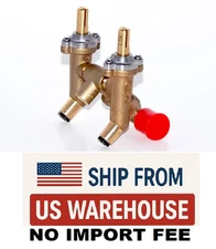 MHP Gas Grill LP Propane Dual Brass Gas Control Valve Assembly JNR HHVLV28 New