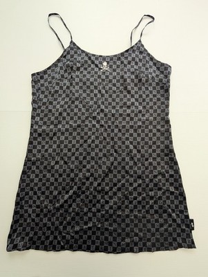 Mastermind World x Vans Vault Silk Slip Dress Checkerboard Skull