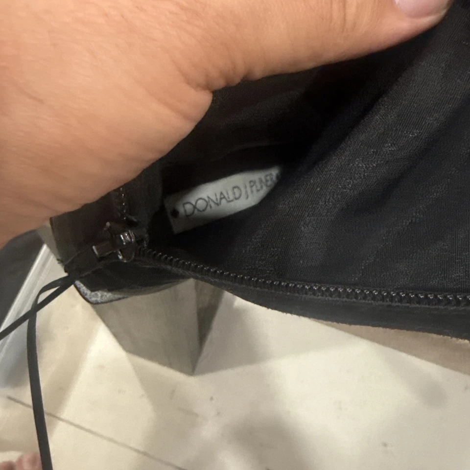 Donald Pliner Cayden Knee High Boots Suede Stretch Pull On  Size 6   Vintage Y2K - Image 2 of 4