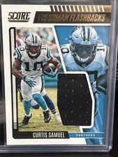 2022 Score - Freshman Flashbacks Relics Curtis Samuel #FF16 (MEM)