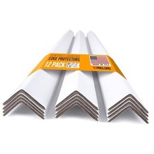 48" x 2" x 2" Reinforced Cardboard Edge Protectors, Pack of 12 Thickness: 0.16"