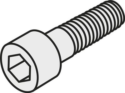 Pramet Senkkopfschraube ISO HCS 0840C Bruttogewicht 13,5g Senkkopfschraube