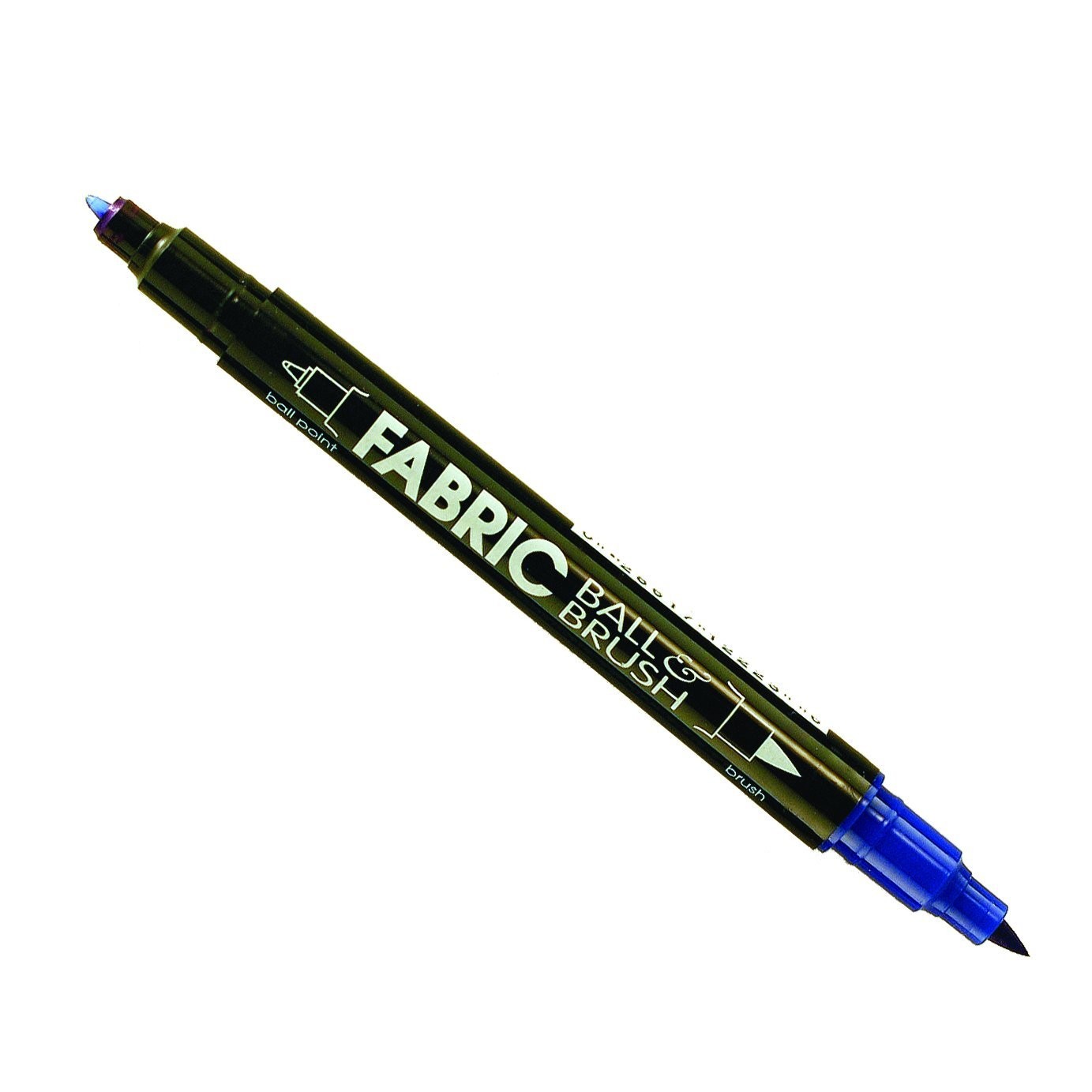 Uchida 122-C-3 Marvy Fabric Ball and Brush Marker, Blue,Art 