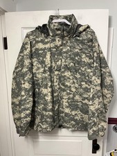 Military Jacket Mens S Woodland Camo Waterproof ECWCS Gen III Cold Wet Weather