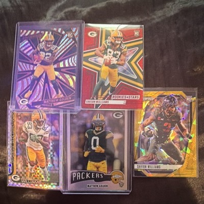 2025 Topps/Panini Green Bay Rookies- Savion Williams & Matthew Golden
