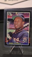 1985 Donruss - KIRBY PUCKETT - Minnesota Twins Rookie RC Card #438 ⚾👑🔥